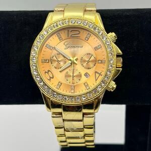 Gold Geneva Men’s Watch